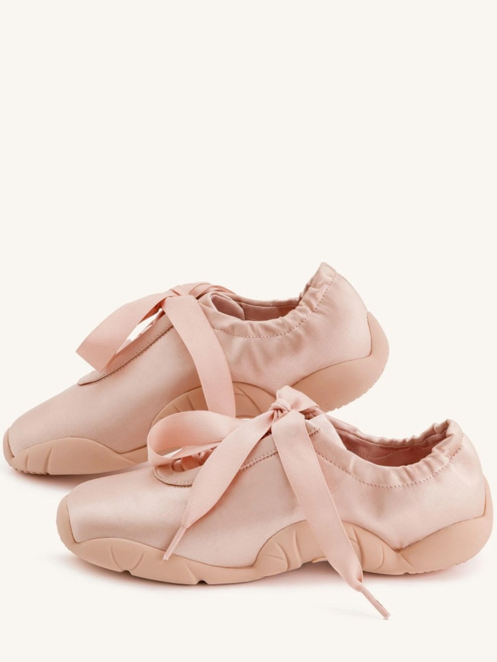 JW PEI Flavia Ballerina Sneakers - Pink
